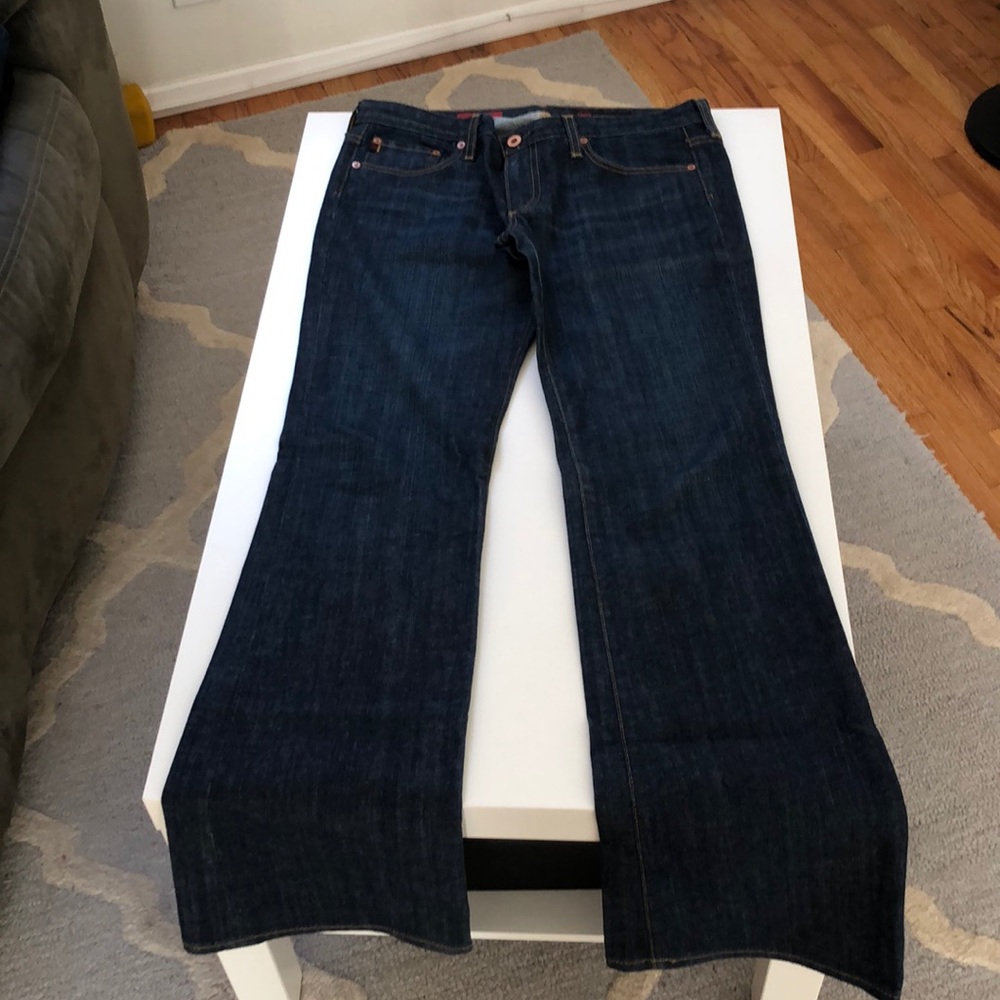 AG Dark Denim Boot Leg Jeans